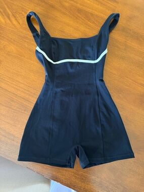 Zion Romper - Black/Ivory